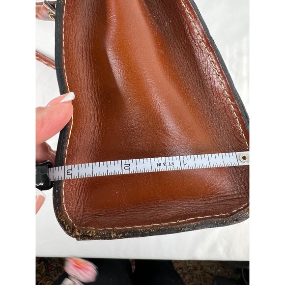 Patricia Nash Calvi Tooled Leather Florence Brown Tan Bag - Picture 12 of 12